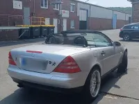 Gebraucht Mercedes SLK200 136 PS (100 kW) 1997 Silber Cabrio