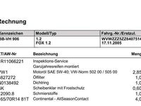 Gebraucht VW Fox 54 PS (39 kW) 2005 Blau Kleinwagen