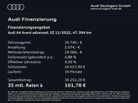 Second-hand Audi A4 Advanced Plus 204 CP (150 kW) 2022 Negru Break