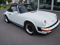 Gebraucht Porsche 911 Carrera Cabriolet 207 PS (152 kW) 1985 Weiß Cabrio