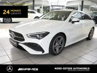 Gebraucht Mercedes CLA200 AMG line 150 PS (110 kW) 2024 Unilack polarweiß Kombi