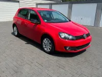 Gebraucht VW Golf VI Style 86 PS (63 kW) 2012 Rot Kleinwagen