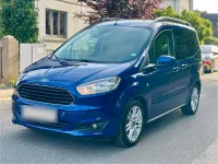 Gebraucht Ford Tourneo Courier Titanium 101 PS (74 kW) 2018 Blau Van / Kleinbus