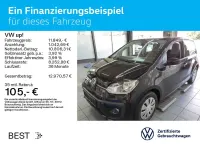 Gebraucht VW up! move up! 65 PS (47 kW) 2022 Deep black perleffekt Kleinwagen