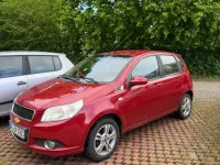 Brugt Chevrolet Aveo 101 HK (74 kW) 2009 Rød Hatchback