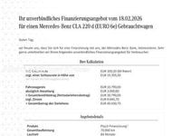 Gebraucht Mercedes CLA220 Advanced 190 PS (139 kW) 2024 Mountaingrau  met. Limousine