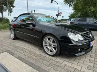 Gebraucht Mercedes CLK500 306 PS (225 kW) 2005 Obsidianschwarz Cabrio