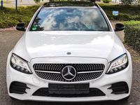 Gebraucht Mercedes C200 AMG 184 PS (135 kW) 2018 Polarweiss  unilack Kombi