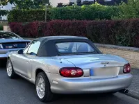 Second-hand Mazda MX5 86 CP (63 kW) 1998 Argintiu Cabrio