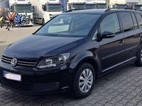 Gebraucht VW Touran Trendline 105 PS (77 kW) 2012 Schwarz Van / Kleinbus