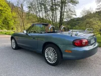Usata Mazda MX5 Impuls 110 CV (80 kW) 2004 Blu Cabrio
