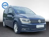 Gebraucht VW Caddy Highline 102 PS (75 kW) 2019 Starlight blue metallic Van / Kleinbus