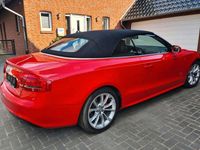 Gebraucht Audi A5 Cabriolet S-Line 170 PS (125 kW) 2010 Rot Cabrio