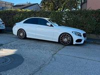 Gebraucht Mercedes C250 AMG line 204 PS (150 kW) 2015 Weiß Limousine