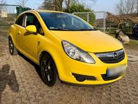 Gebraucht Opel Corsa 69 PS (50 kW) 2010 Gelb Kleinwagen