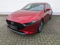 Nowe Mazda 3 Exclusive 140 KM (102 kW) 2025 Czerwony Sedan/Limuzyna