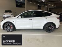 Gebraucht Tesla Model Y Performance 392 kW (533 PS) 2023 Pearl white multicoat SUV