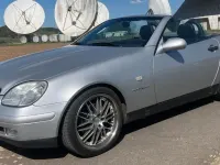 Gebraucht Mercedes SLK230 193 PS (141 kW) 1997 Silber Cabrio