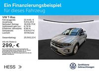 Gebraucht VW T-Roc Style 110 PS (80 kW) 2023 Pyrit silber metallic/schwarz SUV