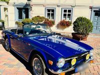 gebraucht Triumph TR6 in delft blue mit Weber DCOE 40