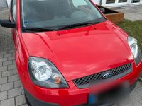 Gebraucht Ford Fiesta Style 63 PS (46 kW) 2007 Rot Kleinwagen