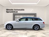 gebraucht Mercedes C180 T CGI AMG LINE Automatik Teilleder PDC