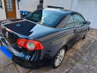 Brugt VW Eos 122 HK (89 kW) 2008 Sort Cabriolet