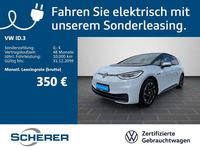 Gebraucht VW ID.3 Pro Performance 150 kW (204 PS) 2022 Gletscherweiß metallic schwarz (metallic) Kleinwagen