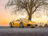 Gebraucht Lamborghini Gallardo 519 PS (381 kW) 2006 Gelb Cabrio