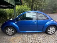 Gebraucht VW New Beetle 101 PS (74 kW) 2002 Blau Kleinwagen