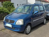 Gebraucht Opel Agila 58 PS (42 kW) 2002 Blau Van / Kleinbus