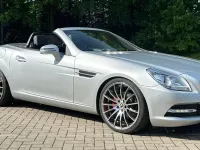 Gebraucht Mercedes SLK200 184 PS (135 kW) 2012 Silber Cabrio