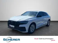 Gebraucht Audi Q8 S-Line 286 PS (210 kW) 2023 Gletscherweiß metallic SUV