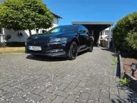 Gebraucht Skoda Superb SportLine 200 PS (147 kW) 2022 Schwarz Limousine