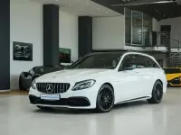 Gebraucht Mercedes C63 AMG AMG line 476 PS (350 kW) 2017 Polarweiss Kombi