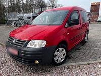 Second-hand VW Caddy 105 CP (77 kW) 2007 Roșu Monovolum