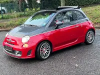 Gebraucht Abarth 595C Turismo 160 PS (117 kW) 2015 (grigio pista/rosso officina) Cabrio