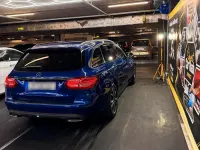 Gebraucht Mercedes C180 156 PS (114 kW) 2019 Blau Kombi