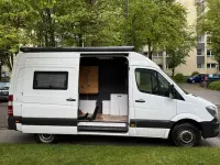 Używany Mercedes Sprinter 143 KM (105 kW) 2018 Biały Van