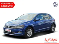Gebraucht VW Polo Comfortline 95 PS (69 kW) 2018 Blau Kleinwagen