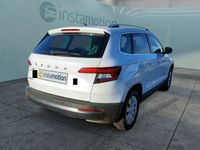 gebraucht Skoda Karoq TDI Drive125 Pano AHK Navi LED 4x Sitzhzg.