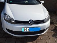 Gebraucht VW Golf Cabriolet 105 PS (77 kW) 2012 Weiß Cabrio