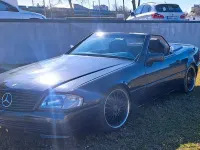 Gebraucht Mercedes SL320 231 PS (169 kW) 1994 Schwarz Cabrio
