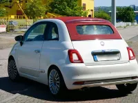 Używany Fiat 500C 69 KM (50 kW) 2018 Biały Kabriolet