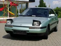 Gebraucht Mazda 323 88 PS (64 kW) 1991 Grün Limousine
