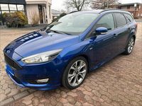 Gebraucht Ford Focus ST-Line 125 PS (91 kW) 2018 Blau Kombi