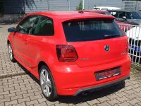 Gebraucht VW Polo R-line 110 PS (80 kW) 2016 Flashrot Kleinwagen