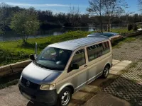 Gebraucht VW Multivan 130 PS (95 kW) 2009 Silber Van / Kleinbus