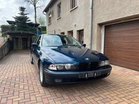 gebraucht BMW 523 i E39 Biarritzblau Metallic Limousine