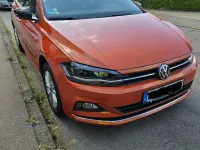 Gebraucht VW Polo Highline 95 PS (69 kW) 2020 Orange Kleinwagen